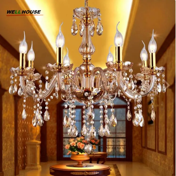 Best LED Candle Chandeliers with K9 Crystal (WH-CY-26)