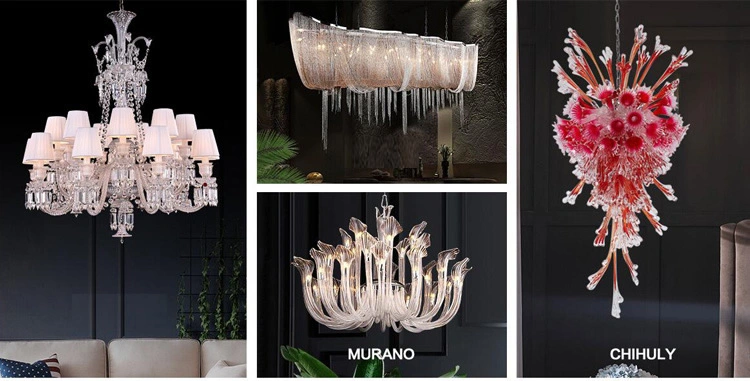 Clear Crystal Chandelier Maria Theresa Candle Chandelier for Building Decoration