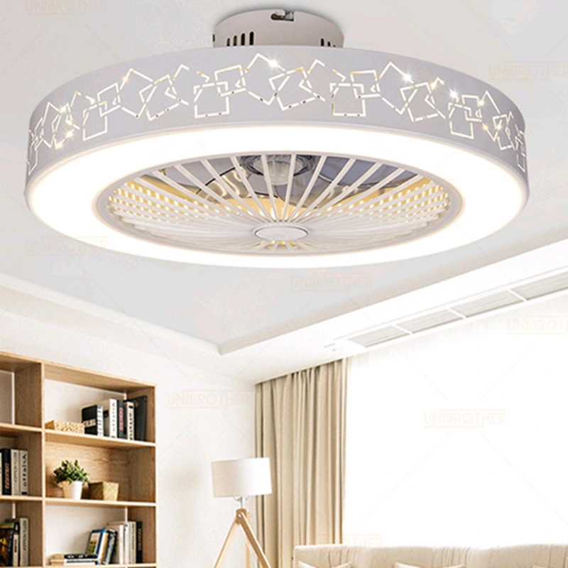 Modern LED Ceiling Fan Lights Wi-Fi Remote Control APP Folding Ceiling Fan Lamp (WH-VLL-16)